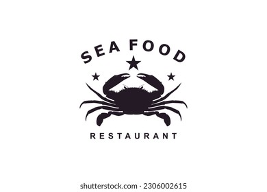 Seafood Crab Lobster Crayfish Prawn Shrimp vintage luxury logo design