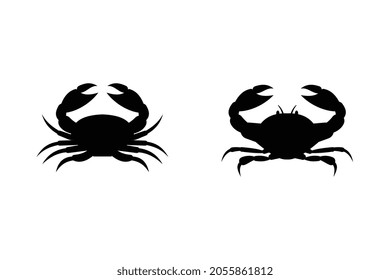 Seafood crab lobster logo template design vector illustration