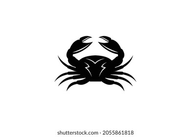 Seafood crab lobster logo template design vector illustration