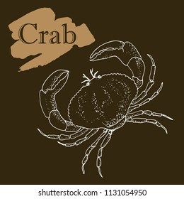 seafood drawing crab menu
