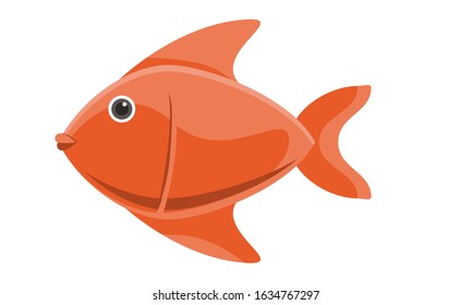 seafood fish isolated vector illustration
