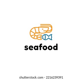 vectores de logotipo de marisco
