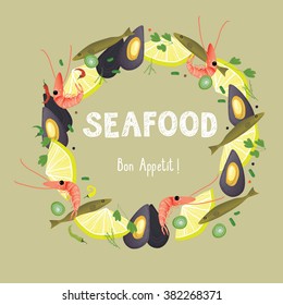 seafood frame