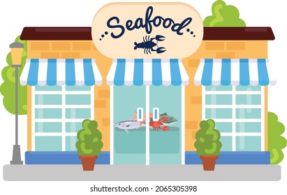 Seafood icon vector illustration design