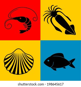seafood icons