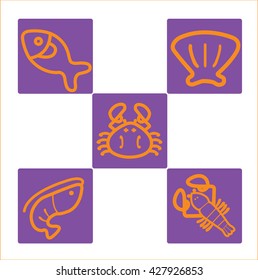 Seafood Icons