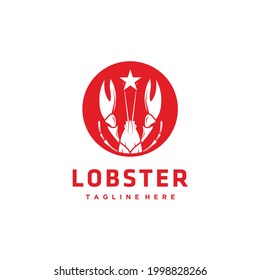 Seafood lobster crayfish prawn logo design inspiration