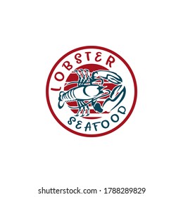 Seafood Lobster Logo Template Vector