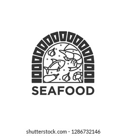 Seafood logo design
