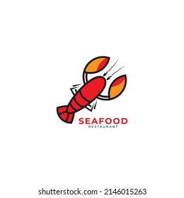 Seafood logo design restaurant fresh crab and shrimp logo for label product and seafood shop