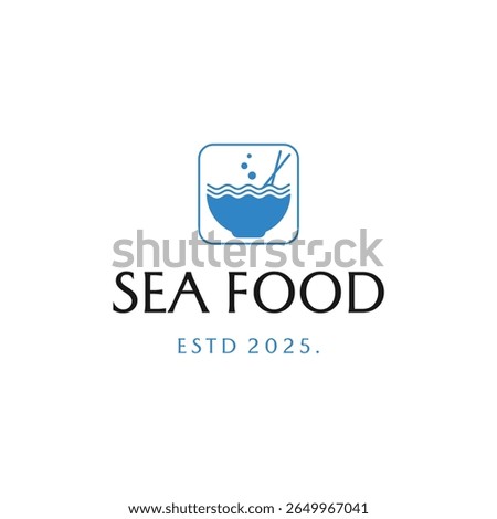 Seafood logo design restaurant fresh logo for label product and seafood shop