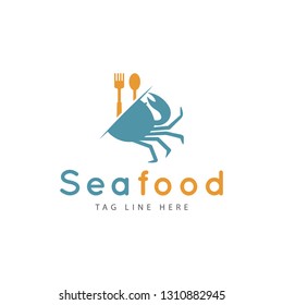 Seafood logo design. Vector illustration