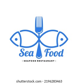 Seafood Logo Fish Graphic Illustration Stock Vector (Royalty Free ...