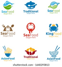 Seafood Logo for Restaurant or Cafe