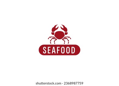 seafood logo vector icon illustration