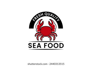 seafood logo vector icon illustration