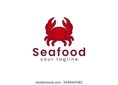 seafood logo vector icon illustration