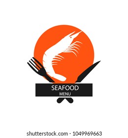 Seafood Logo Vector Template Design