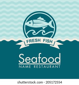 seafood menu design