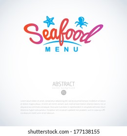 seafood menu seafood vector menu design template seafood menu edge food cafe modern creative brochure leaflet dine nurture letterhead painting warming framing border booklet luxury tag promotion grace