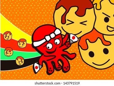 seafood poster cartoon