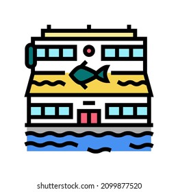 seafood restaurant color icon vector. seafood restaurant sign. isolated symbol illustration
