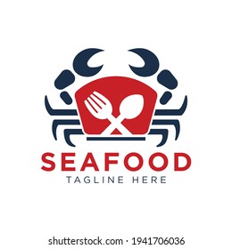 Seafood Restaurant Logo Design Template