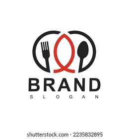 Plantilla de diseño de logotipos para restaurantes de marisco
