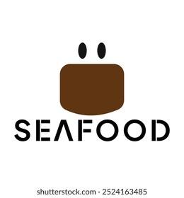 Seafood Restaurant Logo Design template. Crab Vector Illustration.