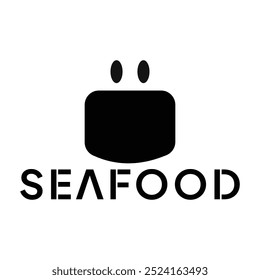 Seafood Restaurant Logo Design template. Crab Vector Illustration.