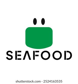 Seafood Restaurant Logo Design template. Crab Vector Illustration.