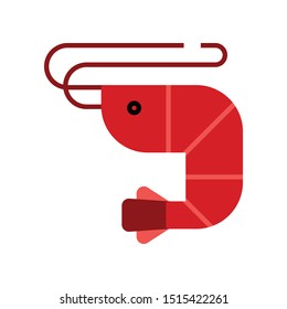 Restaurante de mariscos con vector de logotipo camaronero concepto aislado. EPS 10.