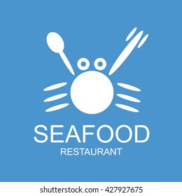 Seafood shop logo,Vector set of seafood labels and signs