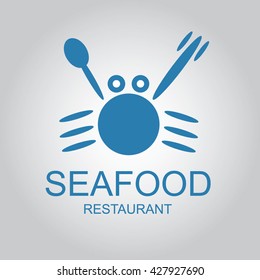 Seafood shop logo,Vector set of seafood labels and signs