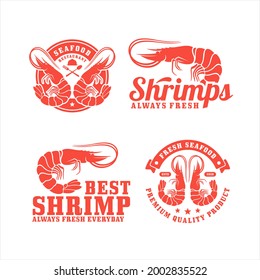 Seafood Shrimp Restaurant Logo Collection