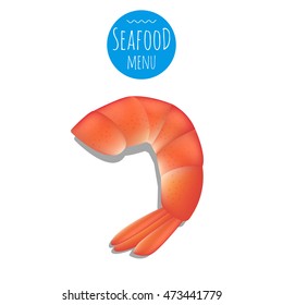 Seafood Shrimp.Seafood menu set