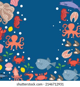 Seafood Sketch Icons: Transform your designs with this artistic set of hand-drawn seafood illustrations. From tuna to other ocean delights, these sketches bring a unique and creative element project