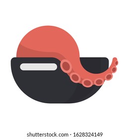 seafood soap flat color vector icon