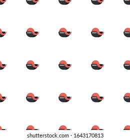 icono de sopa de mariscos aislado sin fisuras en fondo blanco. Icono editable de sopa de marisco plano. icono de sopa de mariscos para web y móvil.