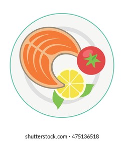 Seafood Vector Icon