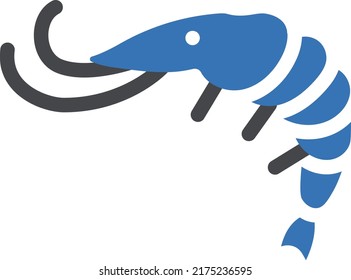 Ilustración del vector Seafood en un fondo transparente.Símbolos de calidad premium.Icono vector glifos para el concepto y diseño gráfico.
