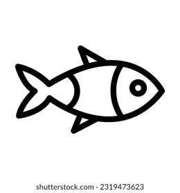 Seafood Vector Thick Line Icon For Personal And Commercial Use.
