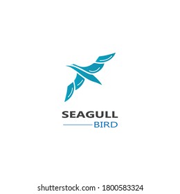 Seagull Bird-Symbol, Vektorgrafik-Design - Vektorgrafik