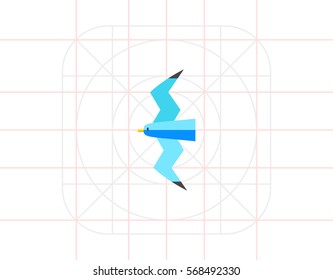 Seagull Concept Icon
