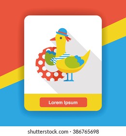 Seagull flat icon