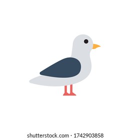 Seagull graphic design template vector isolated