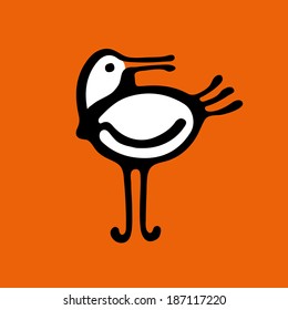 Seagull icon.