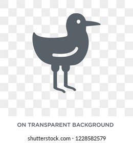 Seagull icon. Trendy flat vector Seagull icon on transparent background from animals  collection. 
