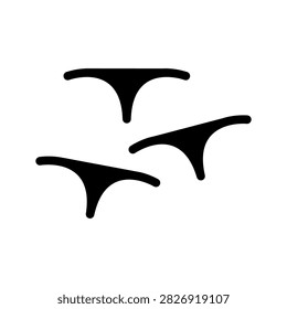Seagull Icon Vector Symbol Design Illustration