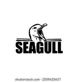 seagull logo and badge design